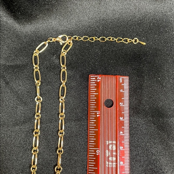 Clay Pendant Necklace Sunset/Summer theme on a gold link chain-Handmade by Me - Picture 11 of 11